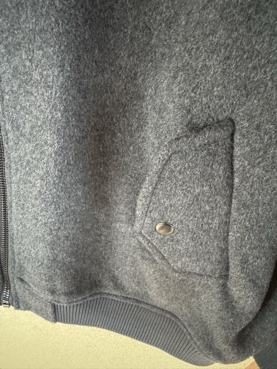 aiver ラムタッチウールma-1 ダークグレー_画像5