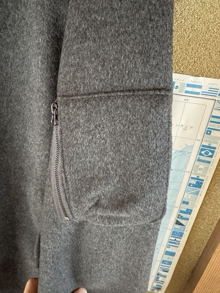 aiver ラムタッチウールma-1 ダークグレー_画像6