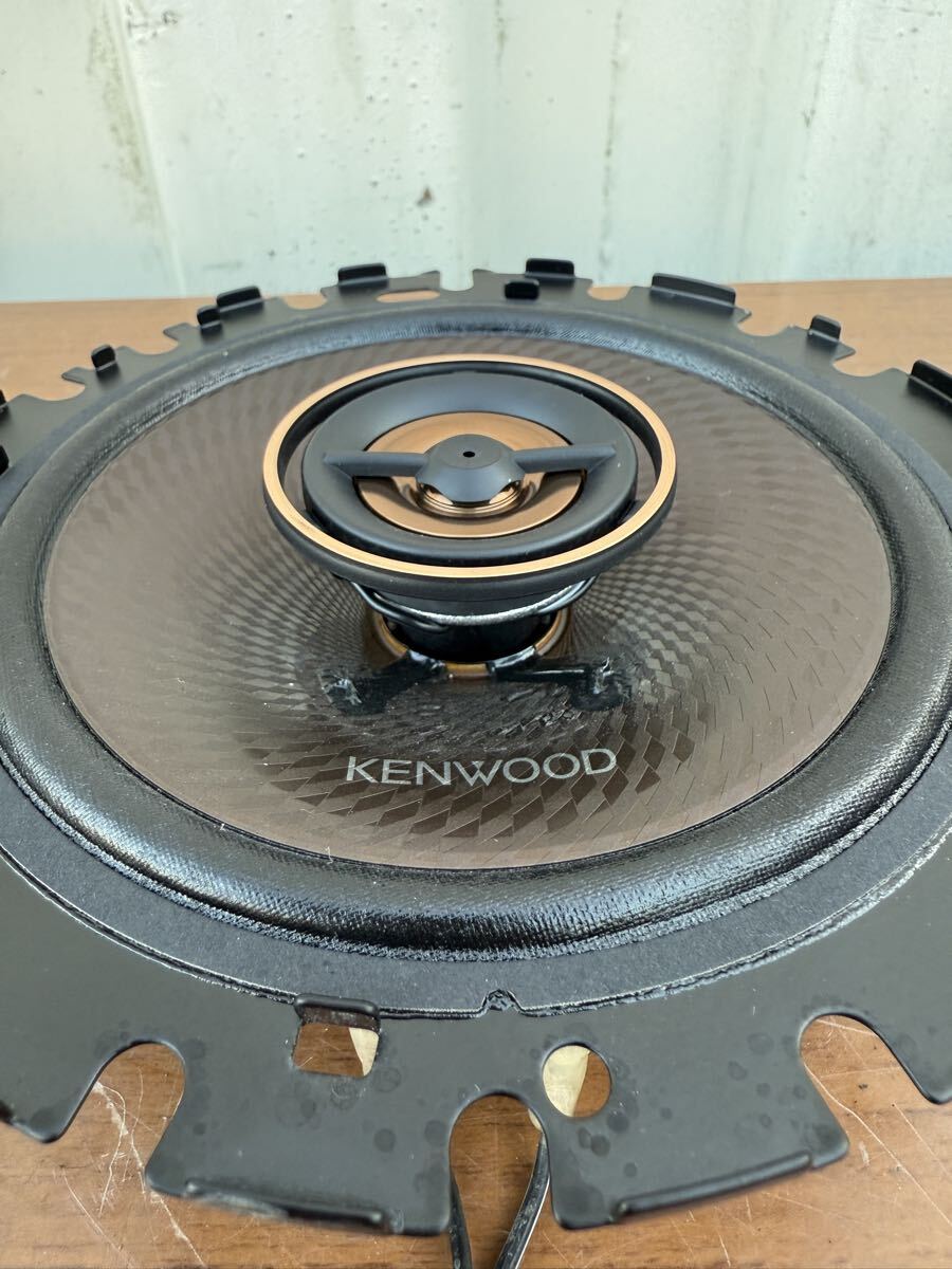 KENWOOD ケンウッド KFC-RS165 16cm コアキシャルスピーカー 2WAY カーオーディオ スピーカー ペア 動作確認済み_画像3