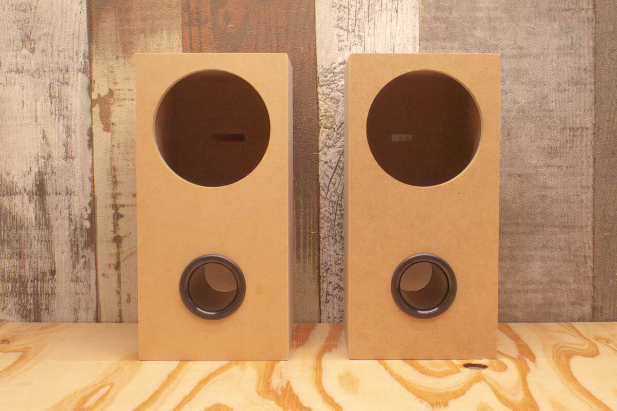 【9M2010basic2】 9mm厚 MDF ブックシェルフ形状 前面バスレフ型 エンクロージャー 組立 キット_画像5