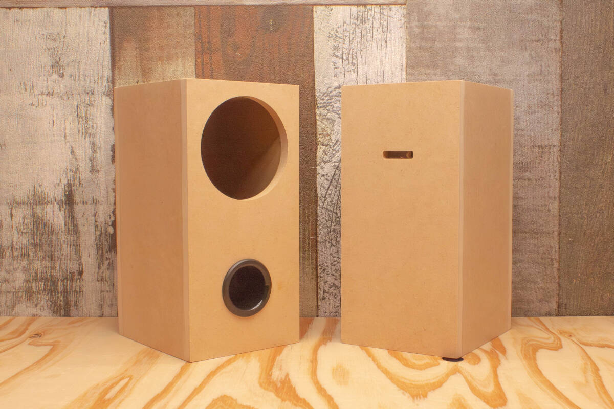 【9M2010basic2】 9mm厚 MDF ブックシェルフ形状 前面バスレフ型 エンクロージャー 組立 キット_画像9