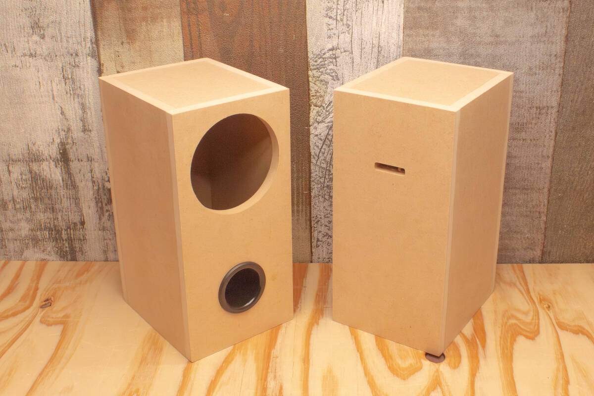 【9M2010basic2】 9mm厚 MDF ブックシェルフ形状 前面バスレフ型 エンクロージャー 組立 キット_画像10