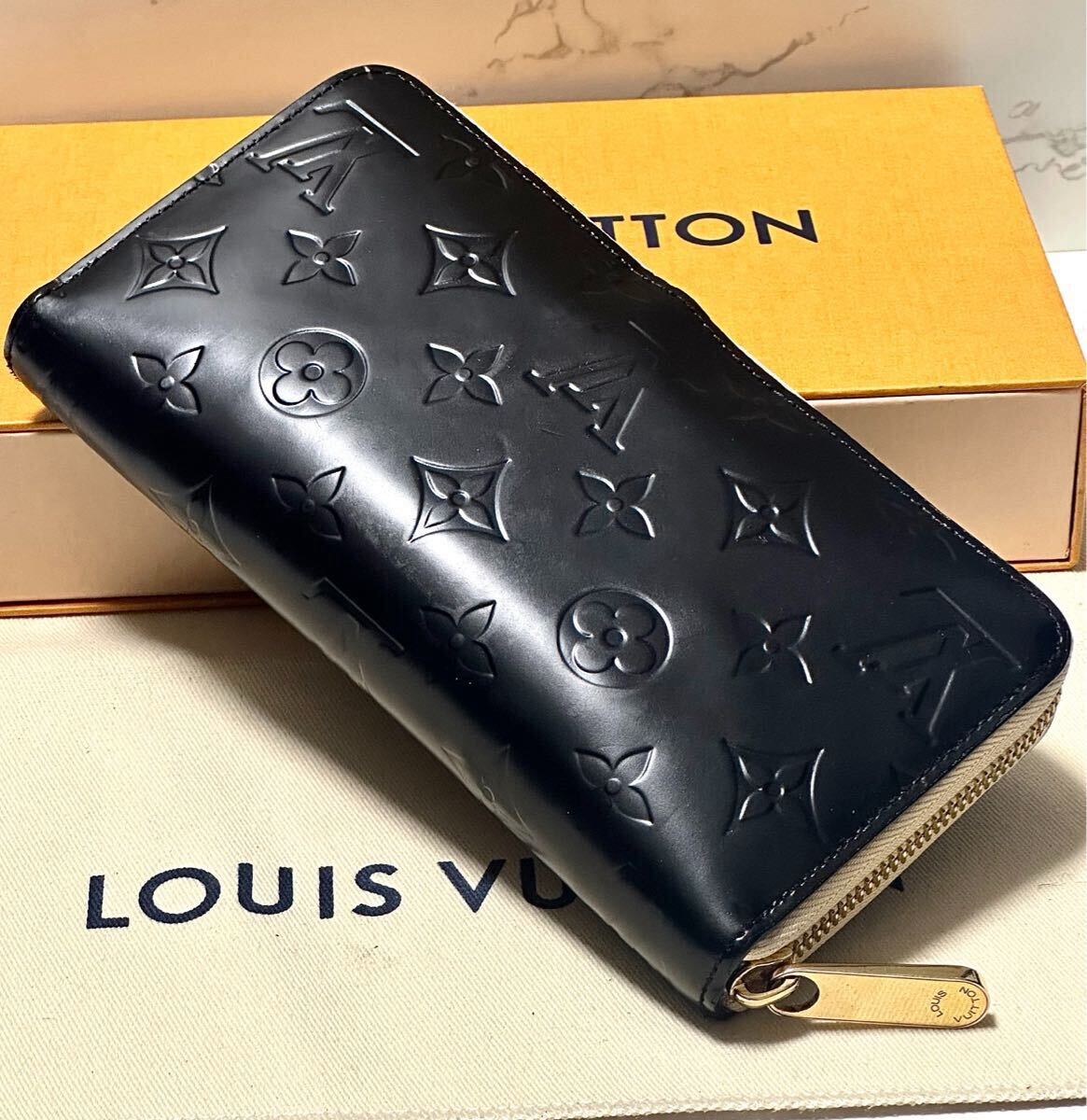 ☆鑑定済み☆LOUIS VUITTON ラウンドファスナー 長(zhǎng)財(cái)布　CA5115