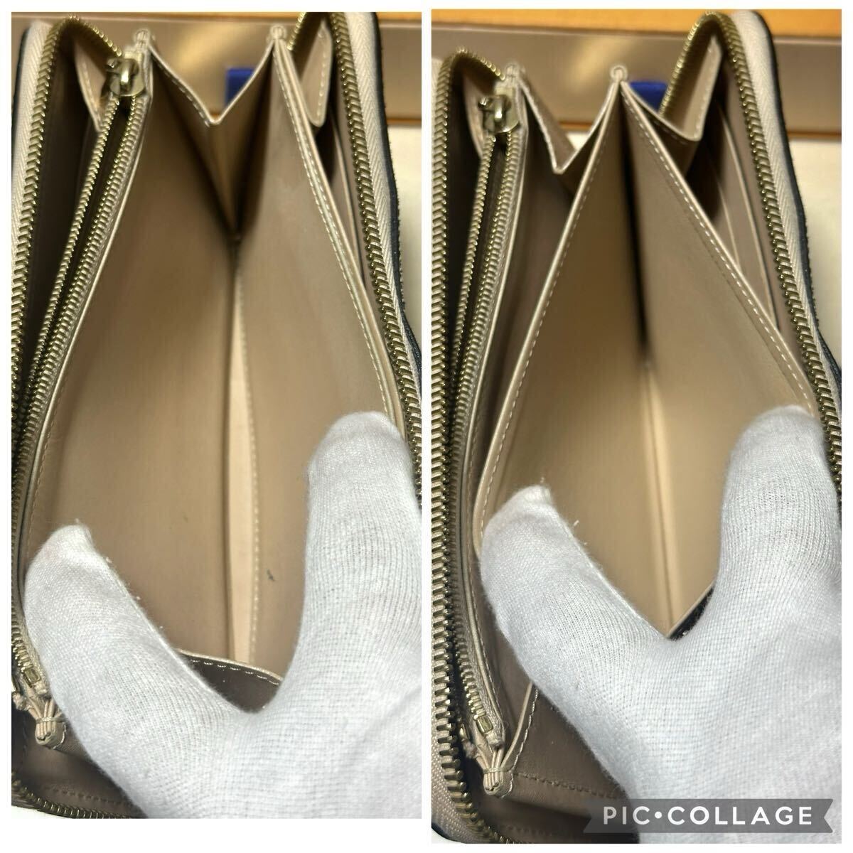 ☆鑑定済み☆LOUIS VUITTON ラウンドファスナー 長(zhǎng)財(cái)布　CA5115