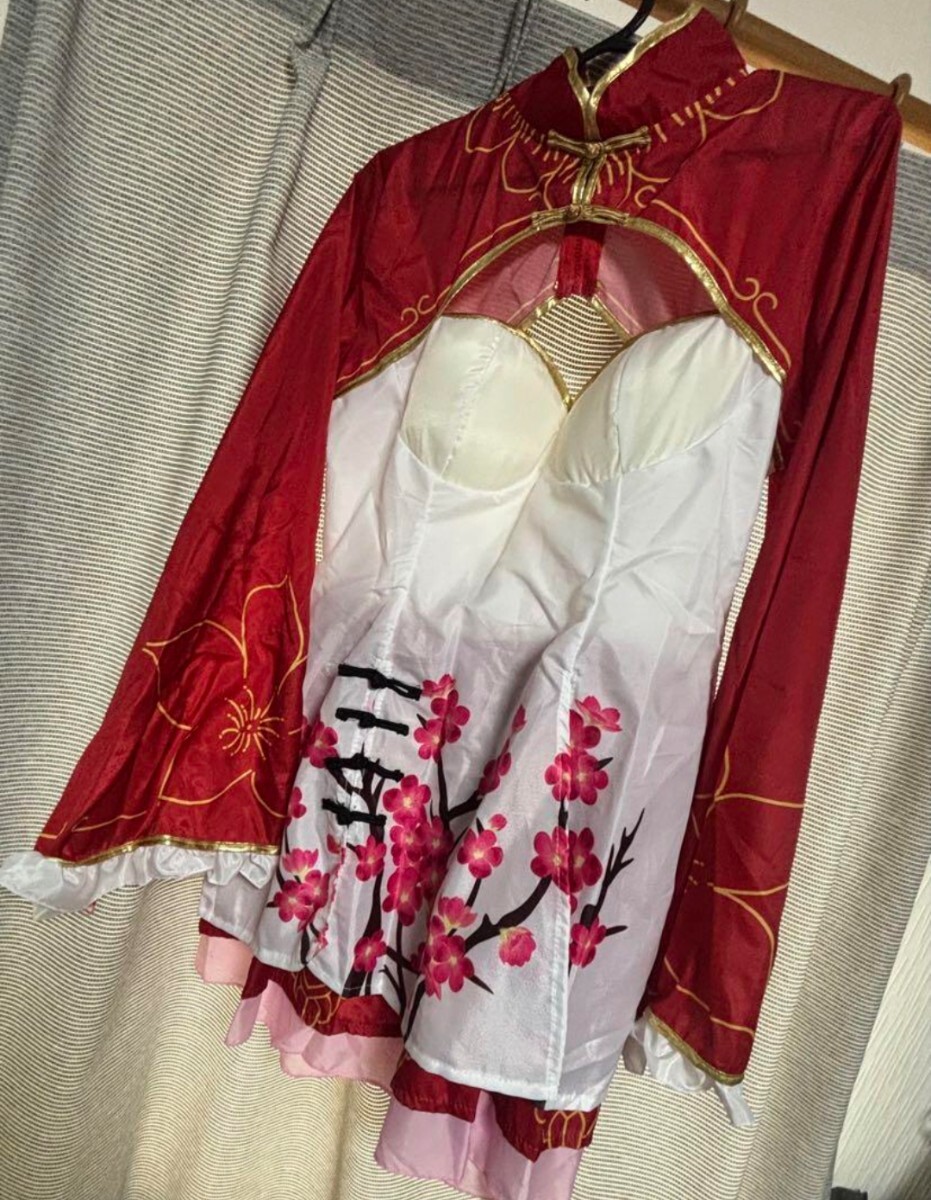 リゼロ　ラム　チャイナドレス　コスプレ衣装　Lサイズ　ウィッグ付_画像1