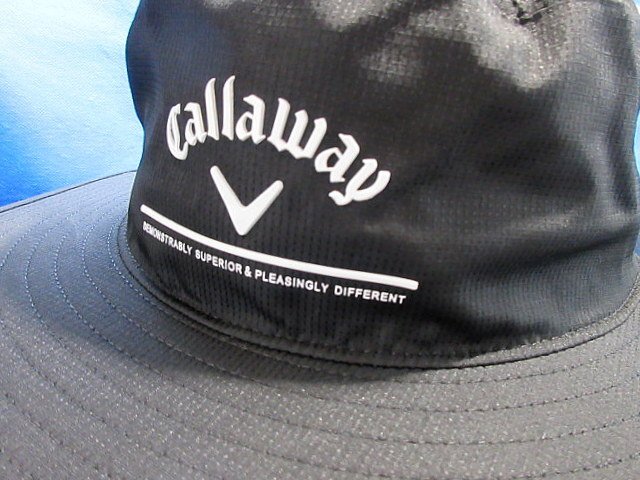 新品 キャロウェイ ベーシック UV ハット 25 JM C25990112 ブラック(1010)_画像4