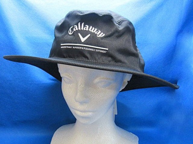 新品 キャロウェイ ベーシック UV ハット 25 JM C25990112 ブラック(1010)_画像1