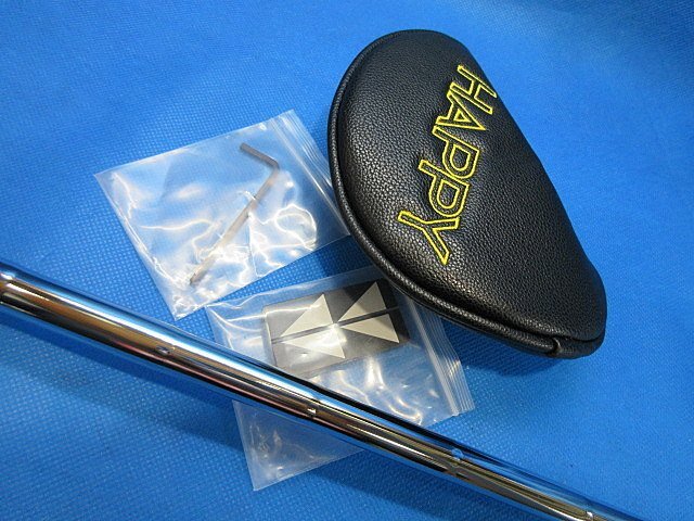 新品 BRAIN STORM GOLF/ブレインストームゴルフ HAPPY/ハッピー パター マレット 34インチ_画像6