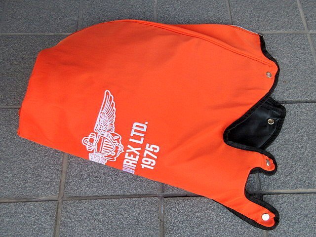 S 新品/即納 AVIREX アヴィレックス AVG5S-AC27 スタンドバッグ キャディバッグ オレンジ_画像10