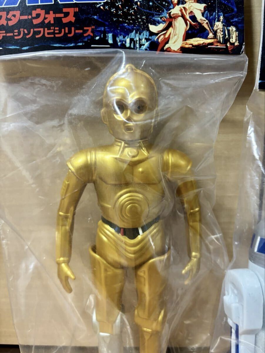 スターウォーズ ソフビ C-3PO R2-D2 セット Vintage SOFUBI ベアモデル CELEBRATION JAPAN 2025 STAR WARS medicom toy メディコムトイ_画像2