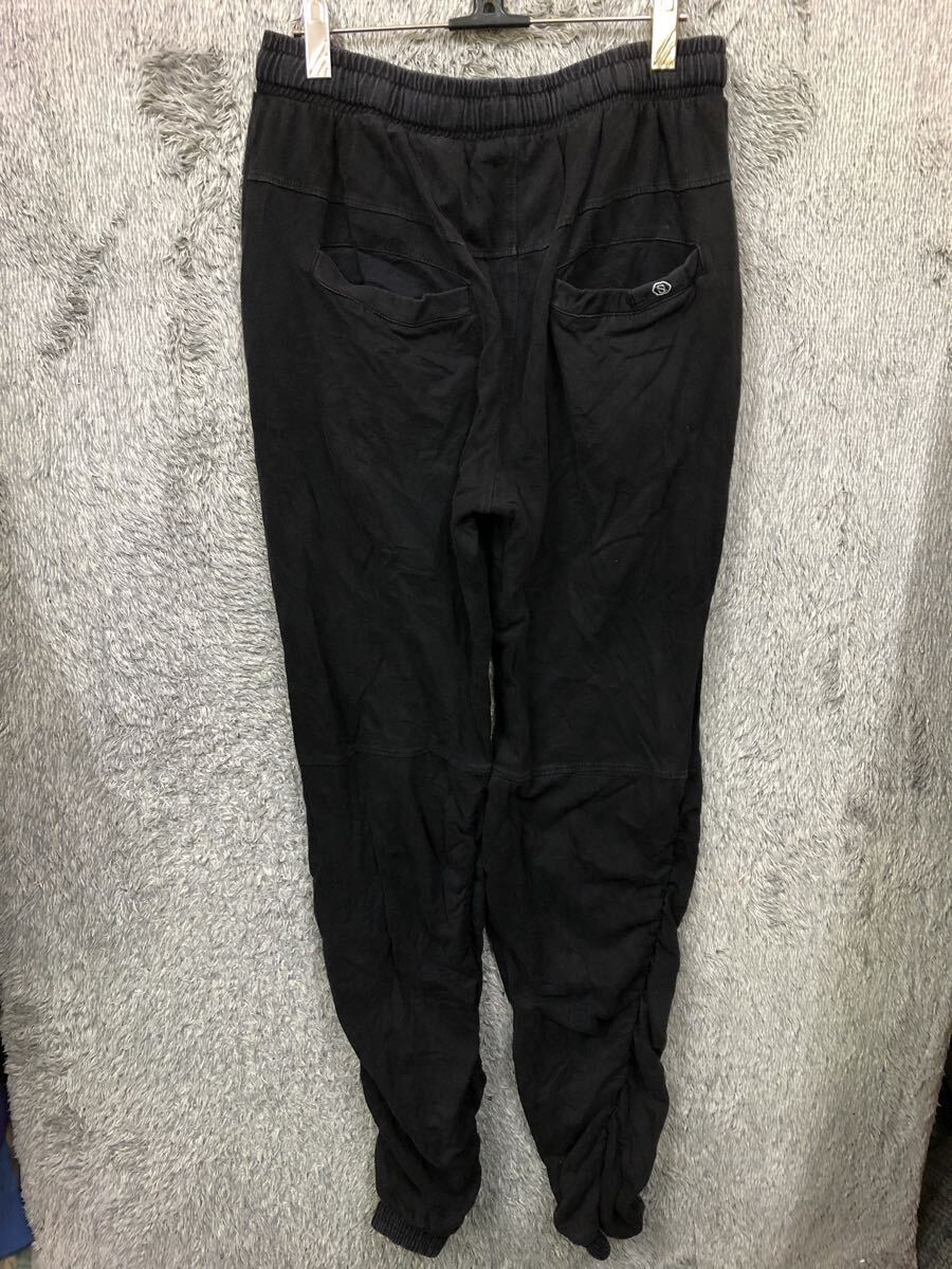 VINTAGE ヴィンテージ トラックパンツ ジャージ イージーパンツ ウエストゴム サイズXL ブラック 黒 メンズ トップス 最落なし（839）_画像3