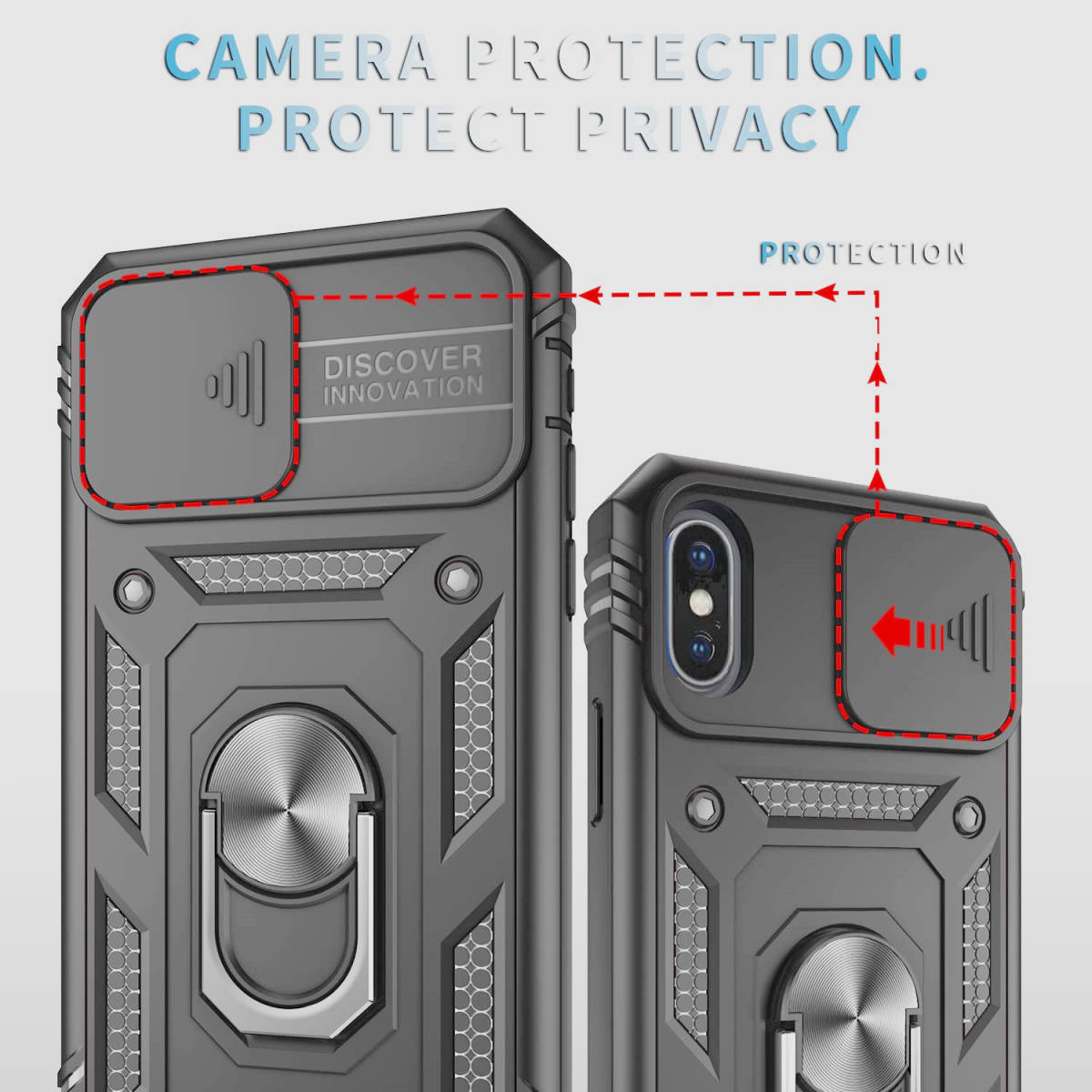 G 金 iPhone XS iPhone X ケース 本体 カバー 指リング 画面 保護 アイフォン 米軍 衝撃 頑丈 スタンド ホルダー Apple 最強 アップル_画像4