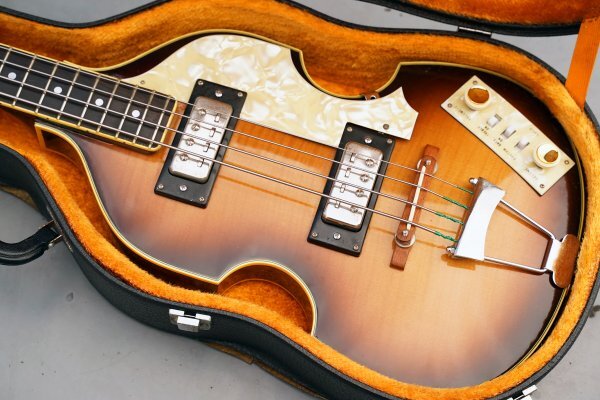 ジャパンヴィンテージ バイオリンベース ハードケース付属 Hofner ヘフナー_画像6