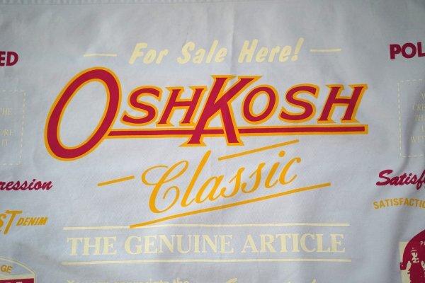 ノベルティ 店頭用?OshKosh タペストリー バナー デニム 非売品 オシュコシュ_画像3