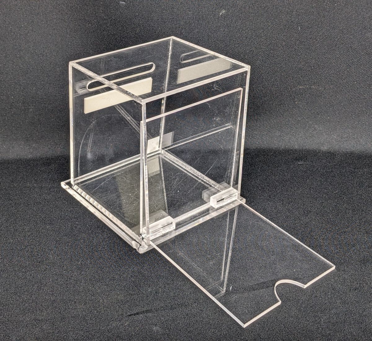 ii726■【未使用保管品】診察券入れ プラスチック製 病院受付 診察券ボックス 診療所 昭和レトロ/60_画像6