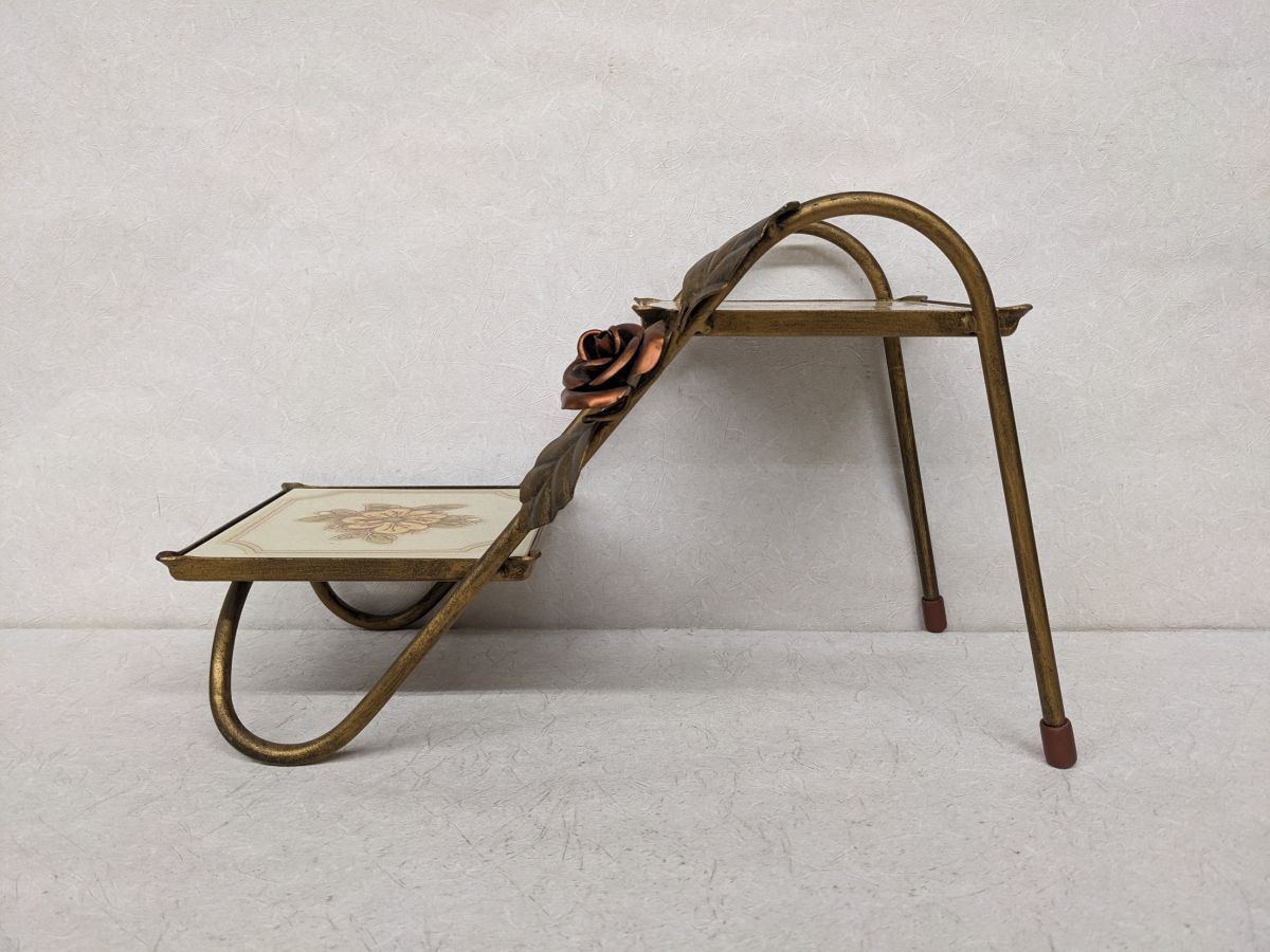 jj561# античный железный цветок подставка роза плитка ro здесь style садоводство смешанные товары /100