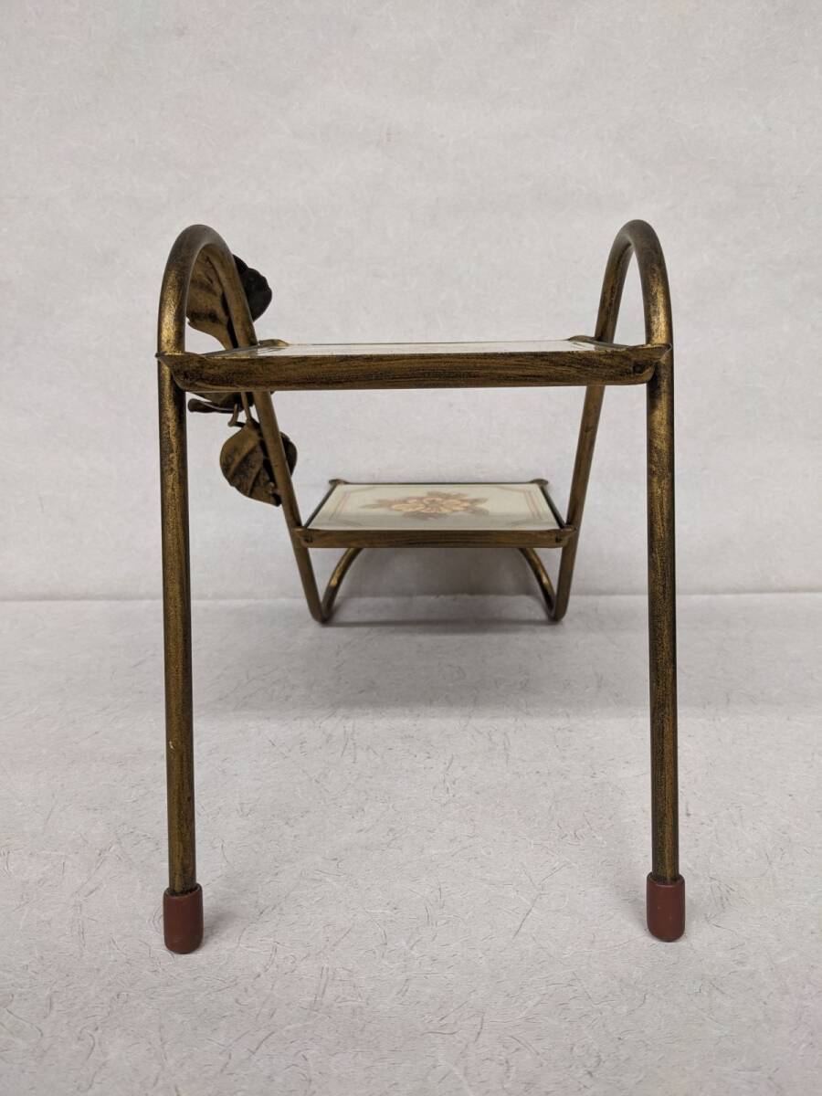 jj561# античный железный цветок подставка роза плитка ro здесь style садоводство смешанные товары /100