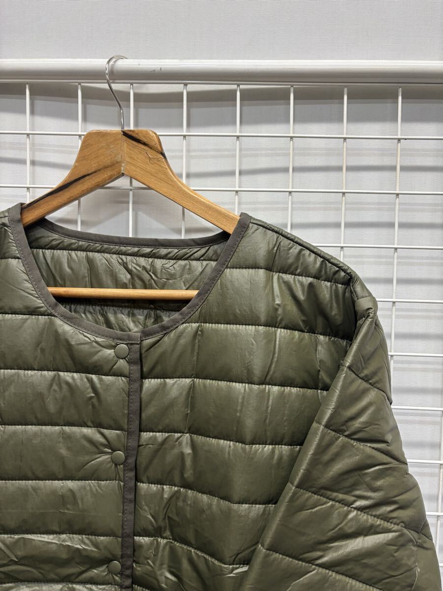 新品（タグ付き）［ハッピーマリリン］ナイロンジャケット　レディース　カーキ　5L-6L 2510-291_画像2