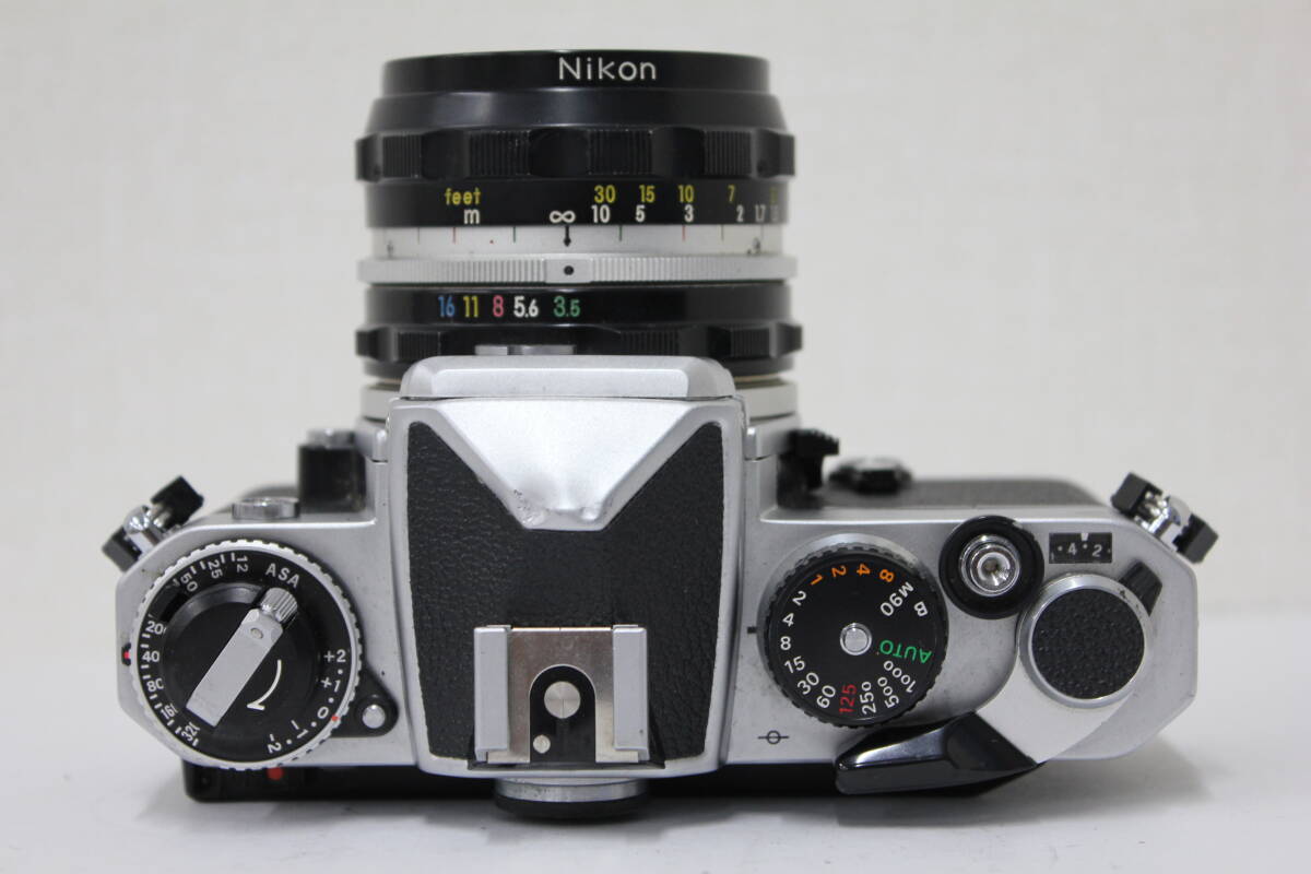 【訳あり品】 ニコン Nikon FE Nikkor-H・C Auto 28mm F3.5 フィルムカメラ ボディレンズセット Nikon MF-12付き Y665の画像6