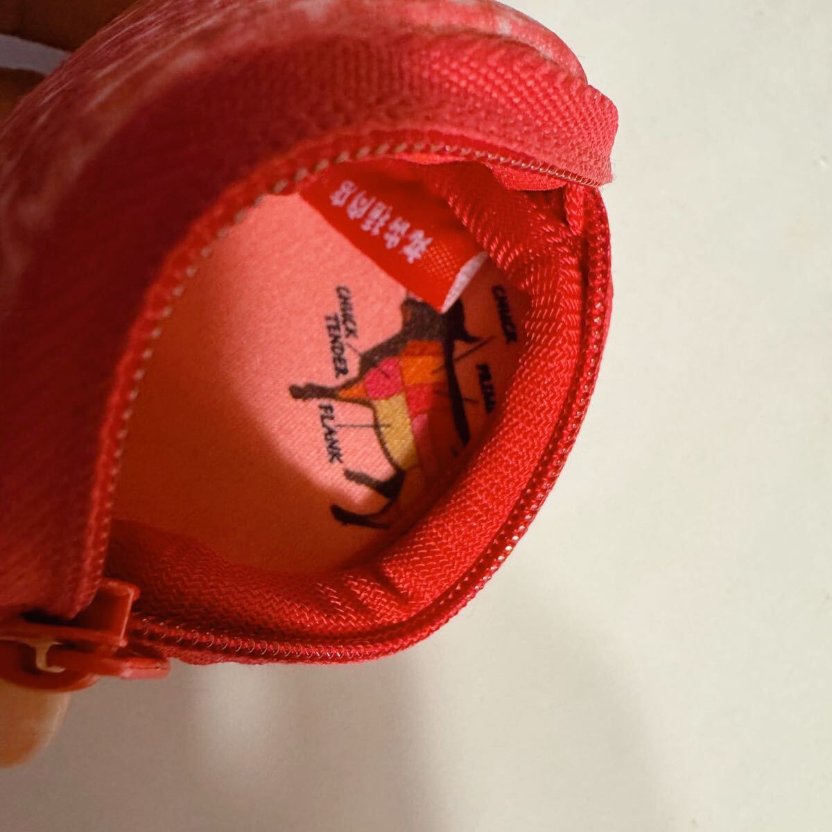 即決！「牛カルビ肉」ミニミニポーチ（小銭入れなどに）_画像2