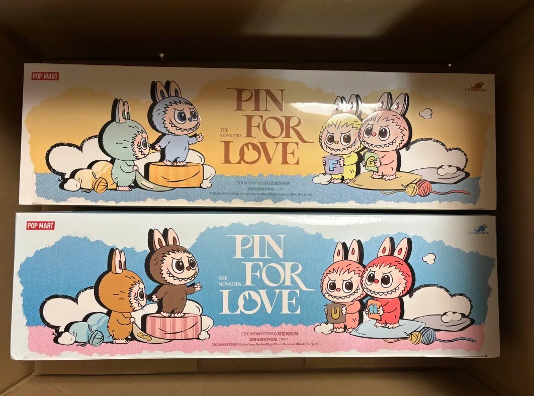 ポップマート ぬいぐるみ ペンダント (A-M) [アソートボックス] 楽天市場】【正規品保証・即日出荷】 THE MONSTER PIN FOR LOVE