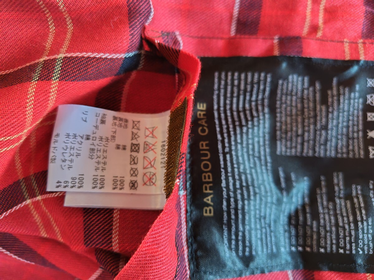 BARBOUR ビデイル ブラック オイルドクロス レディース 未使用_画像3
