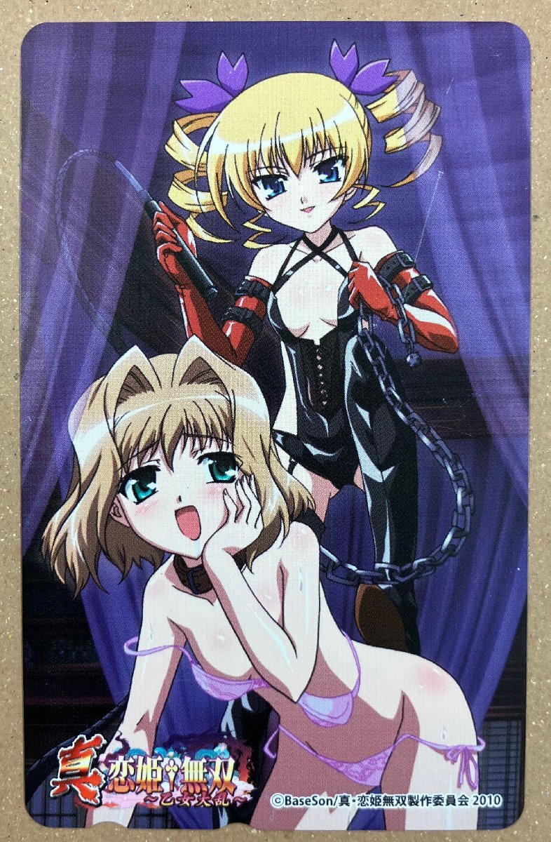 真・恋姫無双　～乙女大乱～　 テレカ　テレホンカード50度数　_画像1