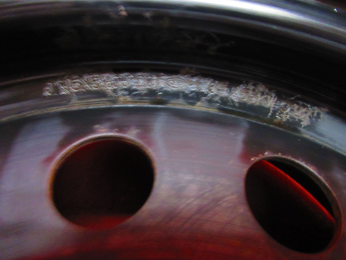 スチール ホイール 4本 トヨタ イスト 60系 純正 15×5.5J 4穴100 +39 アクア ポルテ ヴィッツ カローラ スペイド ラウム◆52418H_画像7