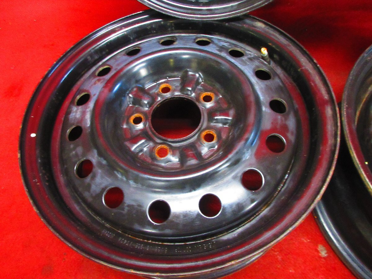 スチール ホイール 4本 日産 純正 15×5.5J 5穴 PCD 114.3 +45 ハブ径 73 ◆52340H-G2_画像4