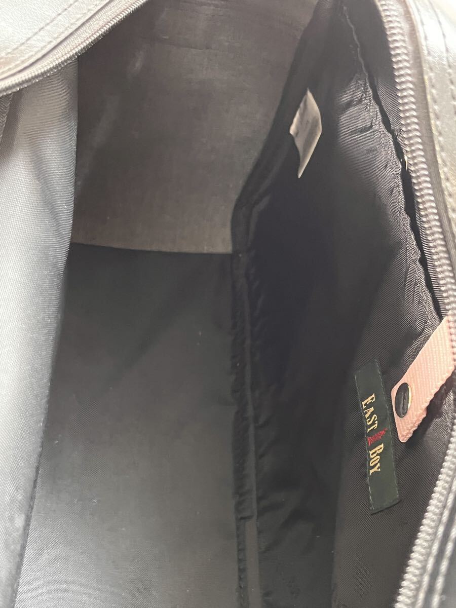 【美品】EAST BOY スクールバッグ イーストボーイ 肩掛け ブラック_画像8