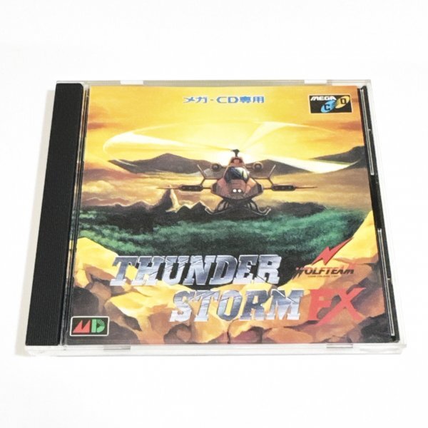 サンダーストームＦＸ【箱・説明書有り】清掃済 ４本まで１個口で同梱可　メガ・ＣＤ MEGA CD_画像1