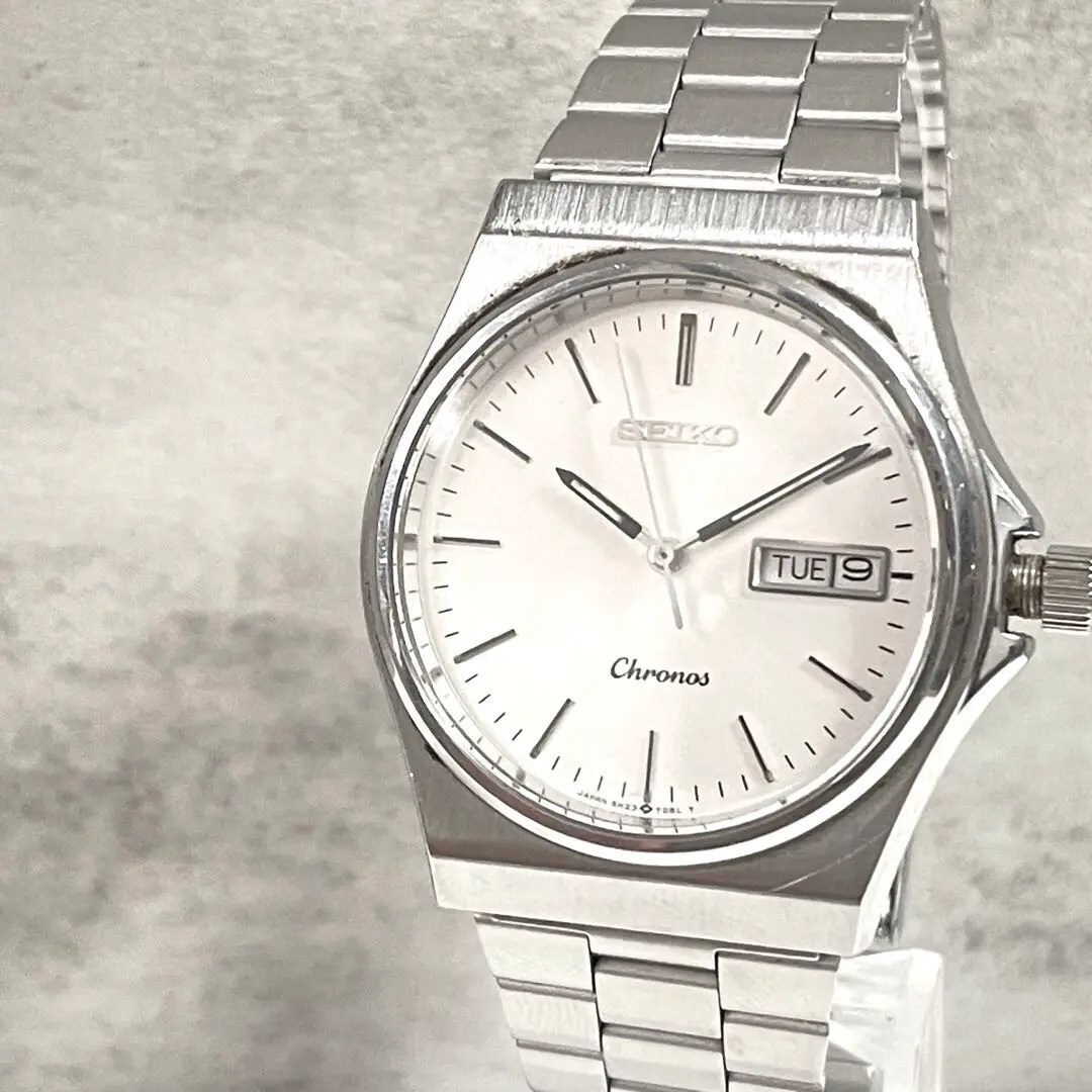 稼働品 SEIKO セイコー クロノス デイデイト 腕時計 メンズ_画像1
