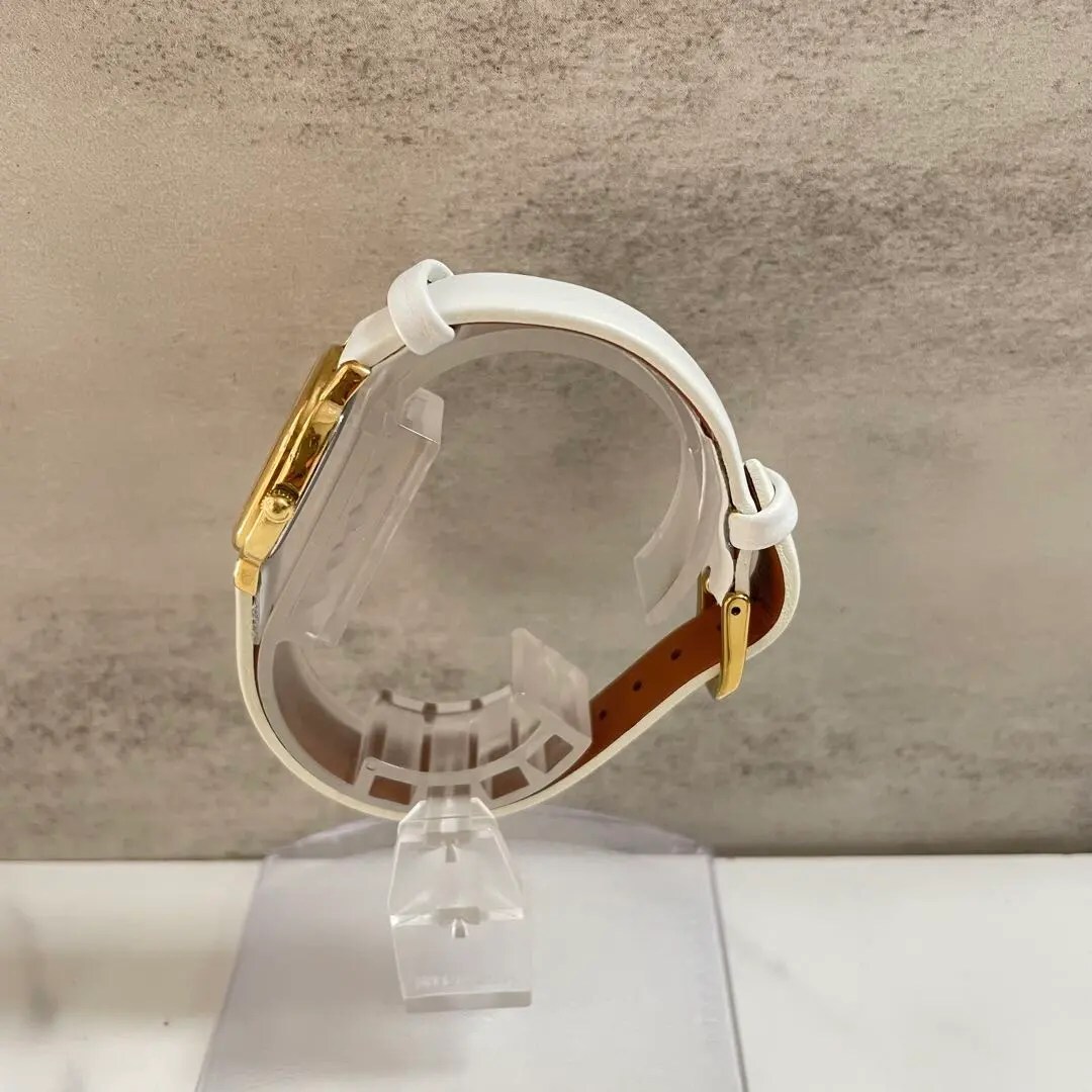 稼動品　LONGINES ロンジン　スクエア　ゴールドケース　腕時計　レディース_画像2