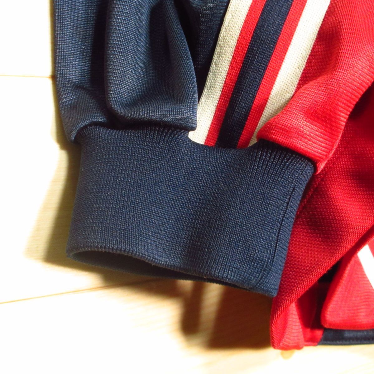 ◎滑川高校 バスケットボール部 チームジャケット ジャージ 支給品 実使用 メンズ 紺 ネイビー Lサイズ◆AA4861_画像5