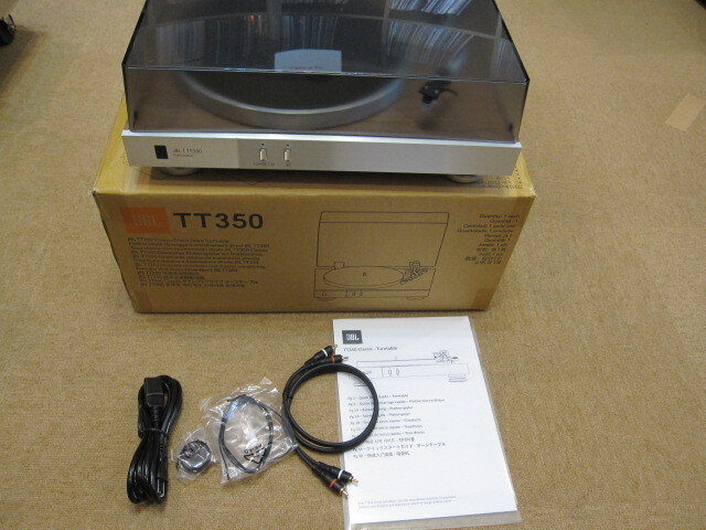 展示品半額以下スタート　ＪＢＬ　レコードプレーヤー　TT350　少々使用_画像1