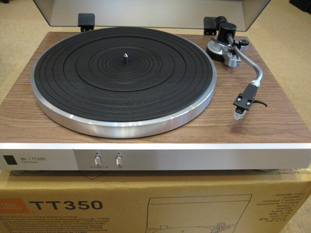 展示品半額以下スタート　ＪＢＬ　レコードプレーヤー　TT350　少々使用_画像2