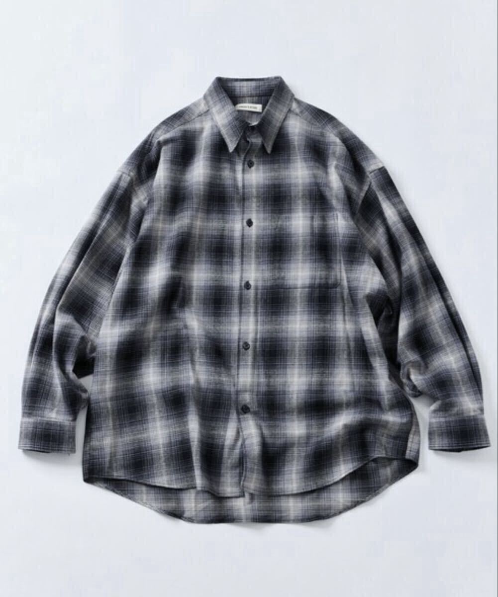 FREAK S STORE フリークスストア 長袖ネルシャツ ブラック サイズM_画像1