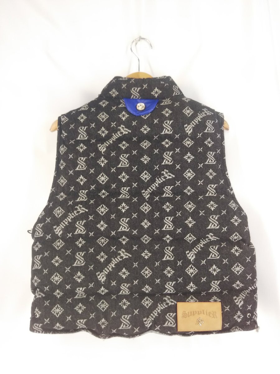 サプライヤー supplier モノグラム ダウンベスト アウター XSサイズ_画像2