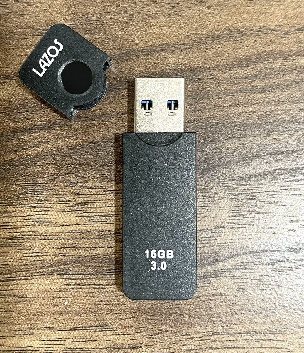 USBメモリー16GB LAZOSブランド！【2個セット】