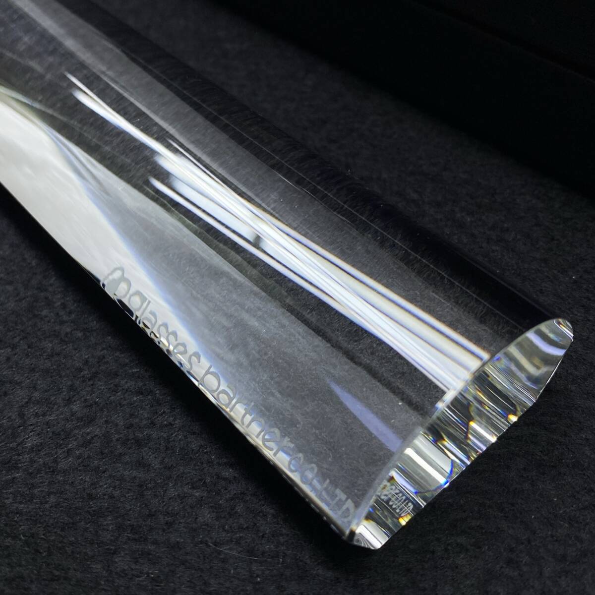 ガラス製 ガラス バールーペ ペーパーウェイト 箱付き_画像5