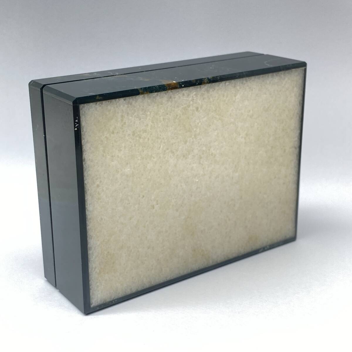 天然石 翡翠 大理石 宝石箱 ジュエリーボックス 小物入れ アンティーク ビンテージ_画像8