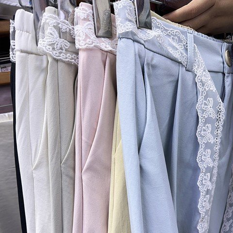 ロングスカート フリルスカート シンプル カジュアル きれいめ お出かけ レディース フリー イエロー