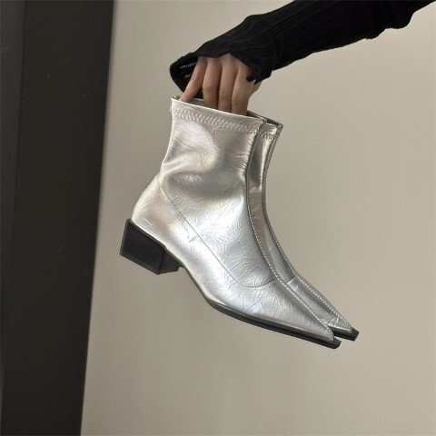  короткие сапоги po Inte dotu красивый . простой casual женская обувь [35]22.5cm черный 