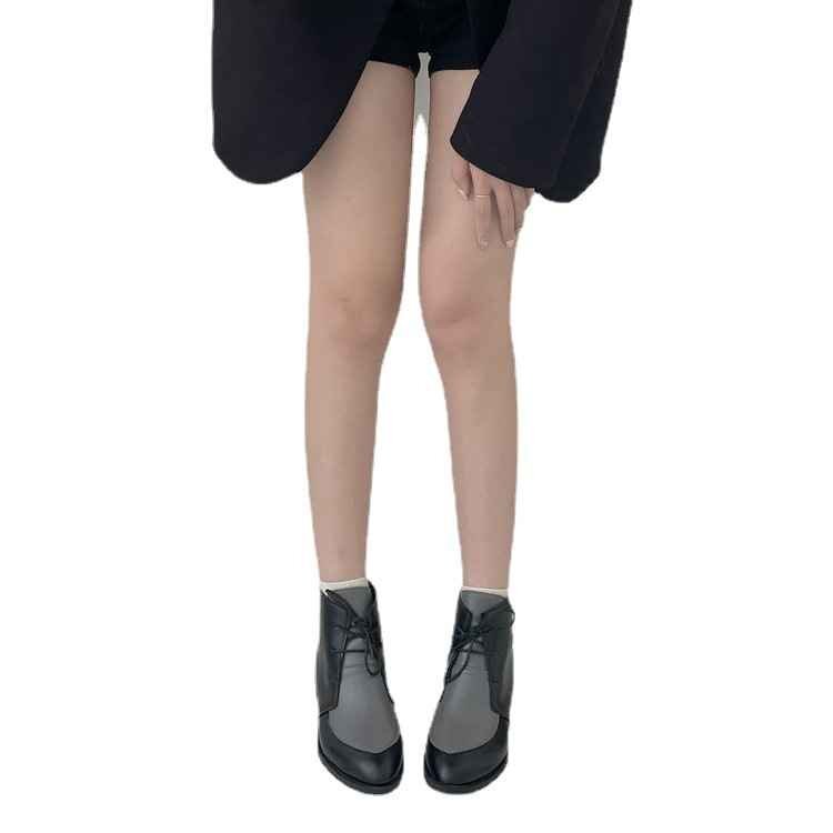 обувь короткие сапоги bai цвет стиль выше износостойкость стиль 35 серый