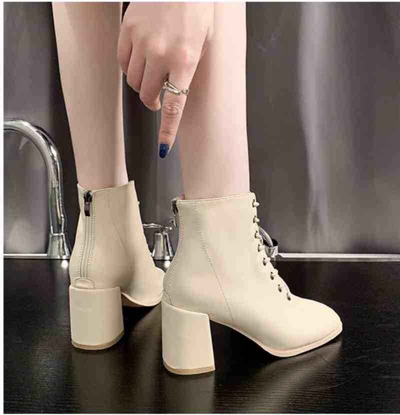 женский обувь ботинки basic boots Short лодыжка ботинки задний застежка-молния 35 бежевый