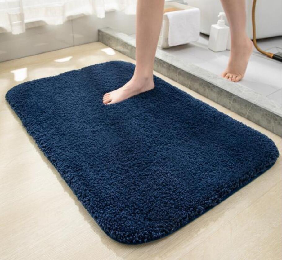 новый товар * коврик для ванной 60×90cm. вода скорость . большой размер широкий . пара .. коврик длина волос . длинный толстый нежный коврик для ванной * светло-серый