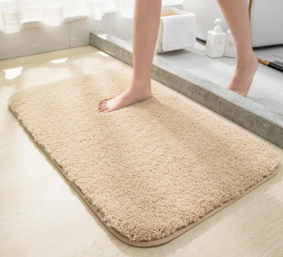 новый товар * коврик для ванной 60×90cm. вода скорость . большой размер широкий . пара .. коврик длина волос . длинный толстый нежный коврик для ванной * хаки