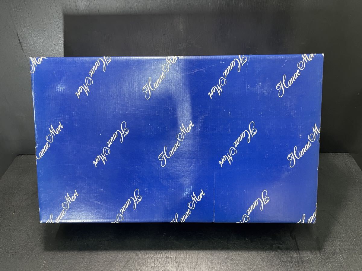 昭和レトロ HANAE MORI モリハナエ ホーロー鍋 セット 片手鍋 両手鍋 蝶柄 ブルー 調理器具 マルビシ MKS-B_画像7