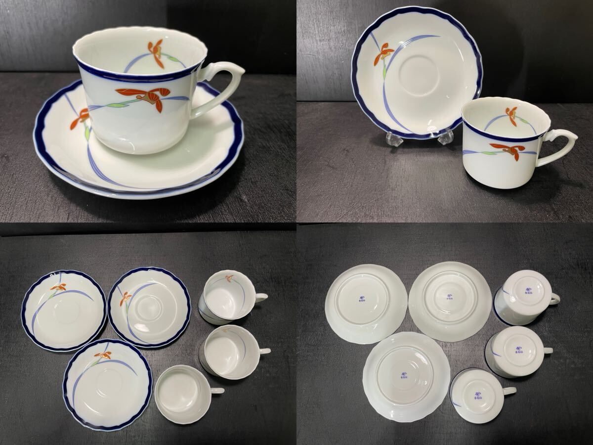 香蘭社 洋食器 まとめ ティーカップ コーヒーカップ マグカップ 花柄 金彩 カップ ソーサー ブランド食器 インテリア コレクション_画像8