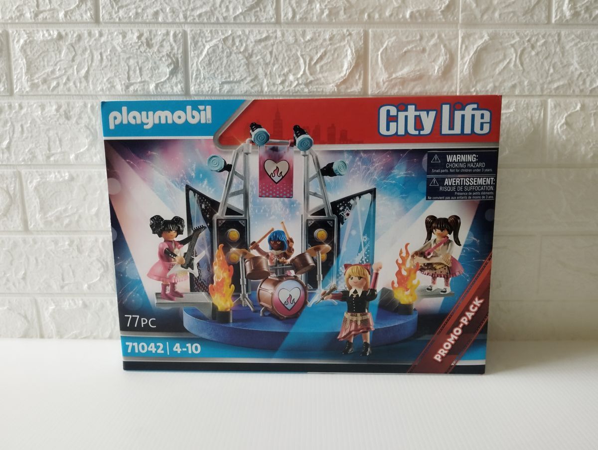 プレイモービル　playmobil　71042　プレイモービル シティ・ライフ ミュージック・バンド　♪_画像1